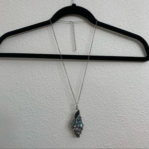 Peacock Statement Necklace